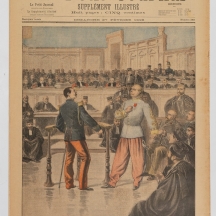 עיתון צרפתי בשם Le Petit Journal ,גיליון מ-1898 מתייחסת לפרשת זולא