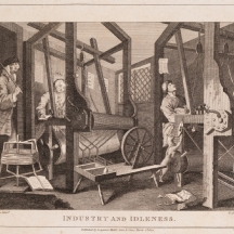 Industry & Idleness - תחריט עתיק מהמאה ה-19 (שנת 1809)