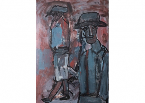 אלכסנדר פוטוב (Alexander Sacha Putov, 1940–2008) - 'זוג עם כובעים'
