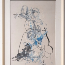 'מופשט עם כחול ולבן' אלכסנדר פוטוב (Alexander Sacha Putov, 1940-2008)