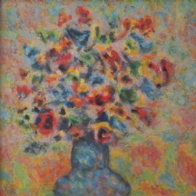 אריה קפלון (1909 - 1995) - שמן על לוח, חתום, מספר קילופי צבע זעירים