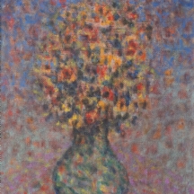 אריה קפלון (1909 - 1995) - שמן על לוח, לא חתום