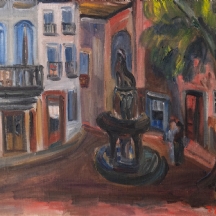 אליהו סיגד / סיגרד (1901-1975, Eliahu Sigad / Sigard) - 'מזרקה ביפו'