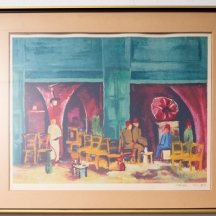 ציונה תג'ר (1900-1988 Ziona Tajer) - ליטוגרפיה