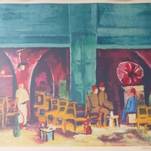 ציונה תג'ר (1900-1988, Ziona Tajer) - ליטוגרפיה
