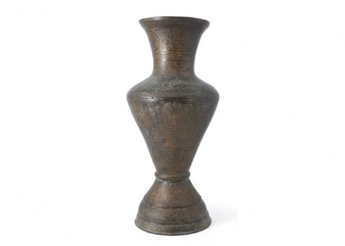 אגרטל סורי עתיק מהמאה ה-19, איכותי מאד, עשוי פליז