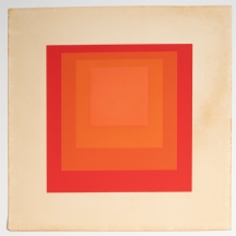 יוזף אלברס (Josef Albers) – מחווה לריבוע (Homage to the Square) ארה"ב, שנות ה־60