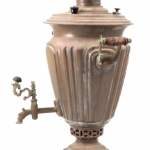 סמובר רוסי עשוי ברונזה  חתום