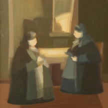 אברהם גולדברג (1906-1980, Avraham Goldberg) - 'שיח נשים'
