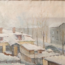 בוריס סטפנוביץ ז'ארקוב (אוזבקי, Boris Stepanovich Zharkov), שמן על בד, לא חתום