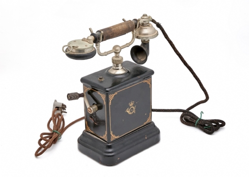 טלפון עתיק Kristian Kirks Telephon Statstelefon – Horsens, דנמרק