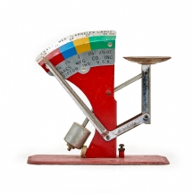 מאזן ביצים וינטג' מיוצר על ידי Oakes Mfg Co Inc, טיפטון, אינדיאנה, ארה"ב