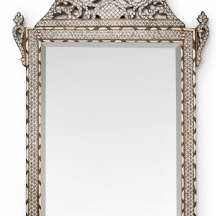 מראה סורית גדולה עשויה עץ