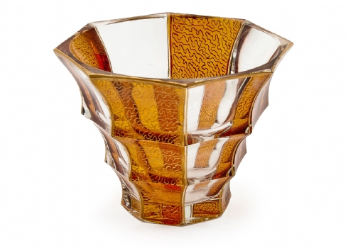 כד זכוכית צ'כי של המעצב וונזל קולקה (Wenzel Kulka) מתוצרת היידה