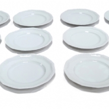 12 צלחות תוצרת רוזנטל (Rosenthal), דגם מריה חתום