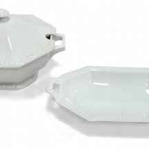 זוג כלי הגשה תוצרת רוזנטל (Rosenthal), דגם מריה, חתום