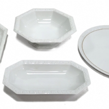 4 כלי הגשה תוצרת רוזנטל (Rosenthal), דגם מריה, חתום