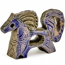 אברהם גופר- פיגורת סוס, חתום