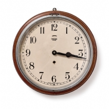 שעון קיר עגול עם מנגנון קפיץ Smiths Enfield סביבות 1930