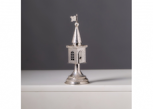 מגדל בשמים עשוי כסף חתום '84'