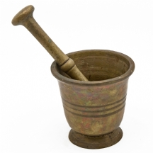 מכתש ברונזה איסלמי עתיק מהמאה ה19