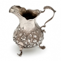 קנקן כסף אנגלי עתיק ואיכותי מאד (ויקטוריאני) מתוצרת: Edward Farrell