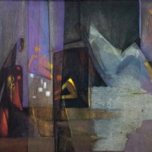 אדווין סלומון (1935-2015, Edwin Salomon)  דמויות עם קוביות לבנות