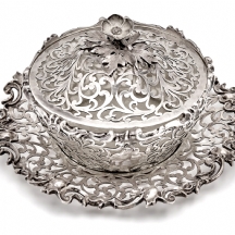 כלי כסף אנגלי עתיק משנת 1841 מתוצרת: Charles Thomas Fox and George Fox