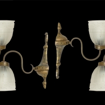 לוט של 4 מנורות קיר צרפתיות