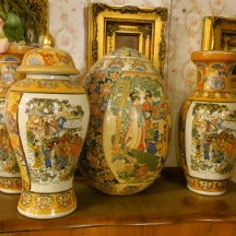 4 חפצי נוי סיניים בסגנון סטסומה