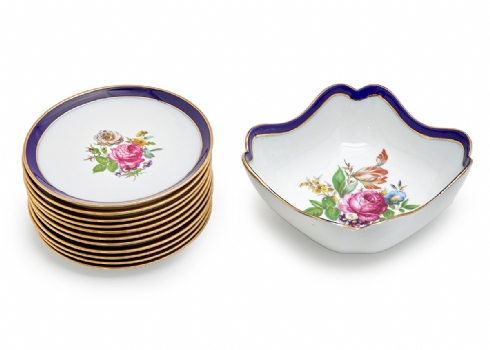 סט כלי הגשה גרמני מתוצרת: 'הוטשנרוייטר' (Hutschenreuther)