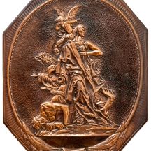 'תבליט נחושת רוסי (סובייטי) מתומן