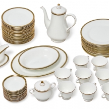 חלקי סט פורצלן אנגלי איכותי מתוצרת וודג'ווד Wedgwood, חתום