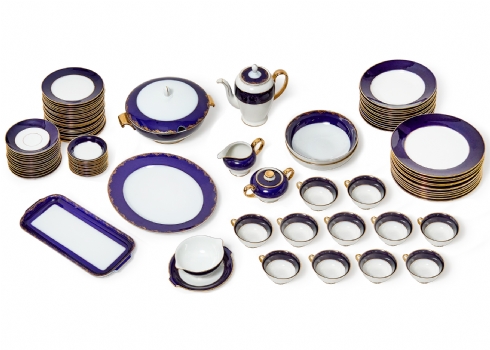 חלקי סט פורצלן גרמני איכותי מתוצרת חברת רוזנטל (Rosenthal) חתום