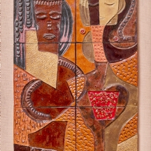 תבליט קרמיקה של הקרמיקאי זוהר גורי (Zohar Guri)