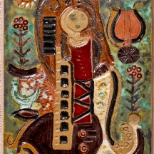 תבליט קרמיקה של הקרמיקאי זוהר גורי (Zohar Guri)