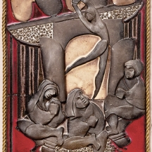 תבליט קרמיקה של הקרמיקאי זוהר גורי (Zohar Guri)