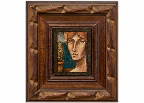 לוט הכולל ציור של דן קדר ועבודת קרמיקה של זוהר גורי