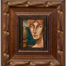 לוט הכולל ציור של דן קדר ועבודת קרמיקה של זוהר גורי