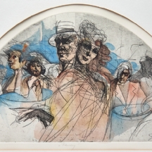 גרטי רובנשטיין (Gerti Rubenstein) – ליטוגרפיה צבועה ביד