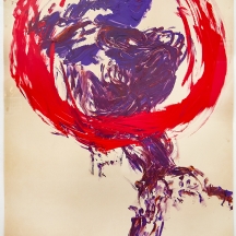 דניאל שינמן (Daniel Shinman) – אקריליק על נייר, חתום ומתוארך: 1988