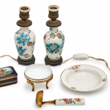 6 כלי פורצלן שונים