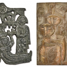 שני תבליטים אמנותים