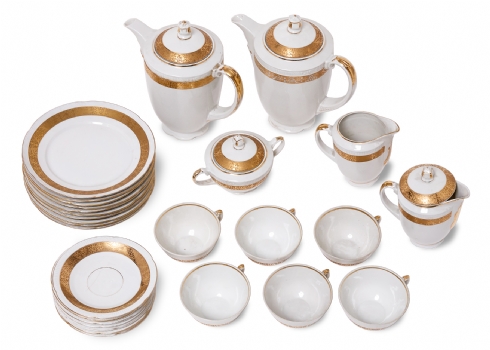 חלקי סט פורצלן פולני מתוצרת חברת Chodziez