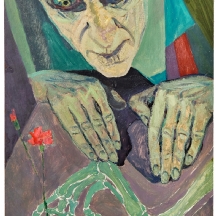 אנה זילברמן (Anna Zilberman, 1935–2000) – 'פרחי ציפורן אדומה'