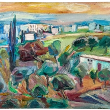 אנה זילברמן (Anna Zilberman, 1935–2000) – 'נוף ירושלמי'