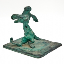 אלי רן (Eli Ran, 1946–2020) – 'כנר / Violinist' – פסל ברונזה
