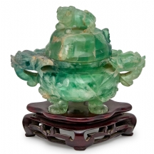 קישוט שולחני סיני מעוצב בצורת קורו (Koro - כלי קטורת יפני)