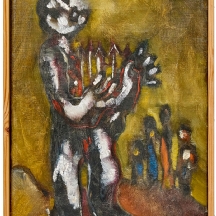 יואל קס (Yoel Kass) – 'קשת יהודי' – שמן על בד, חתום