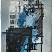 מאיר שטיינגולד (Meir Steingold) – 'אישה על יד שולחן' – שמן על בד